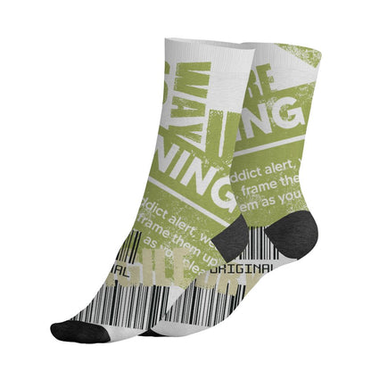 Luminous-Green-5s-NastyJamz-Socks-Match-Sneaker-Addict-All-Over-Print-Warning