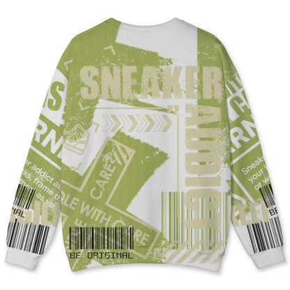 Luminous-Green-5s-NastyJamz-Sweatshirt-Match-Sneaker-Addict-All-Over-Print-Warning