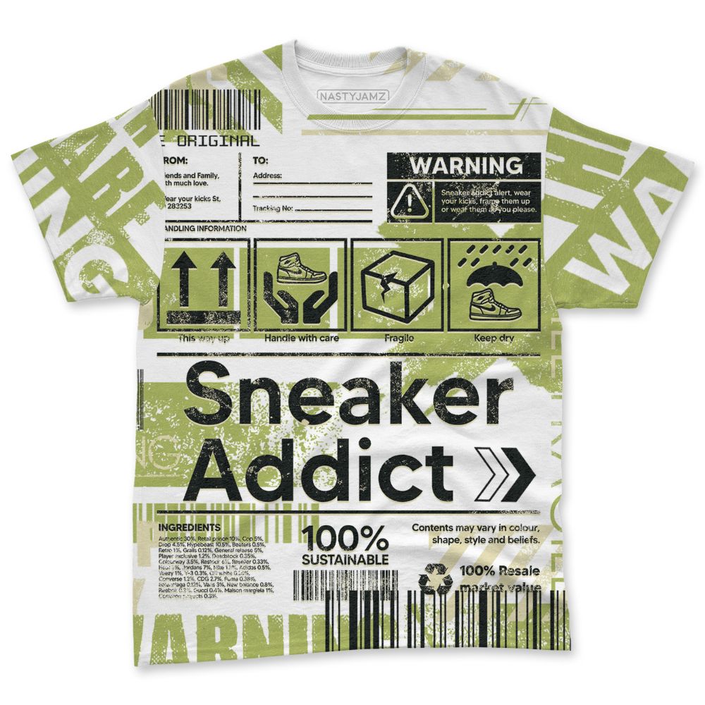 Luminous-Green-5s-NastyJamz-T-Shirt-Match-Sneaker-Addict-All-Over-Print-Warning