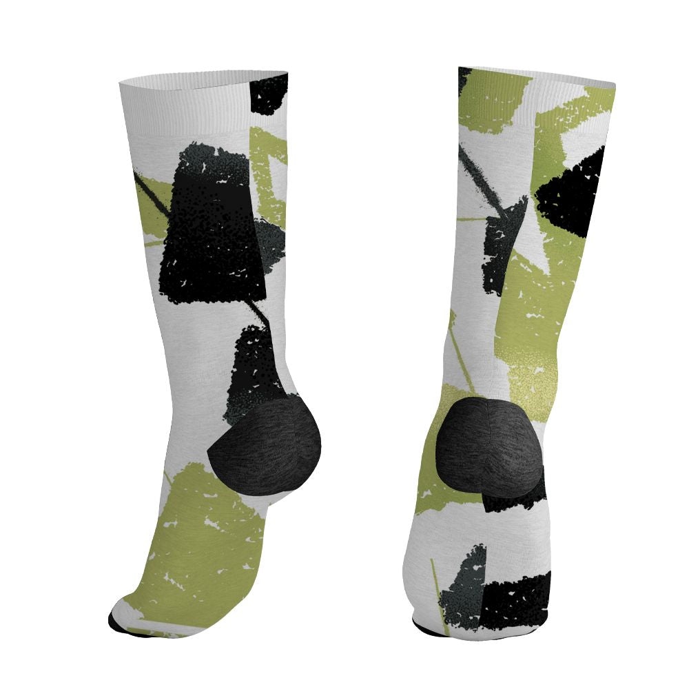 Luminous-Green-5s-NastyJamz-Socks-Match-Built-Different-All-Over-Print-Broken
