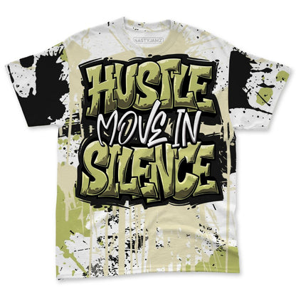 Luminous-Green-5s-NastyJamz-T-Shirt-Match-Hustle-Move-In-Silence-All-Over-Print