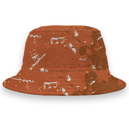 AM-Waffle-Racer-Orange-NastyJamz-Bucket-Hat-Match-Hustle-Move-In-Silence-3D-All-Over-Print