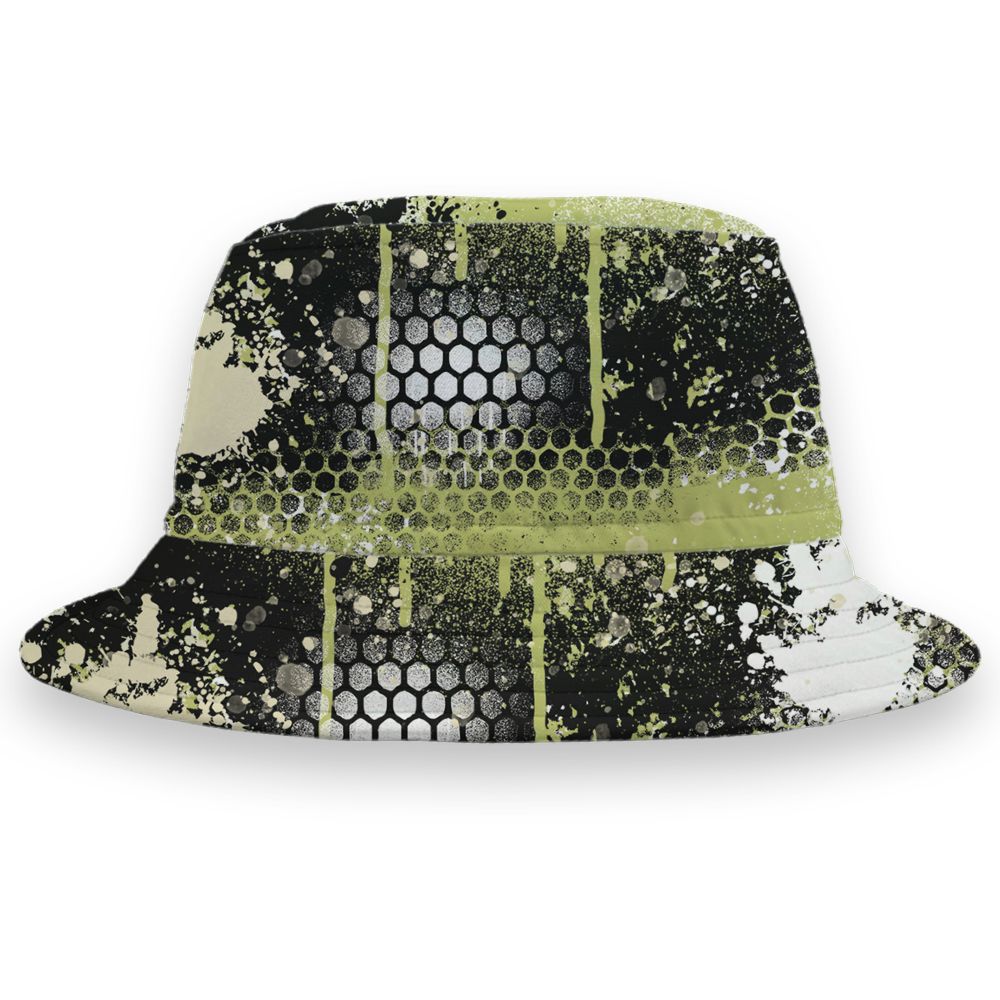 Luminous-Green-5s-NastyJamz-Bucket-Hat-Match-23-Painted-Graffiti