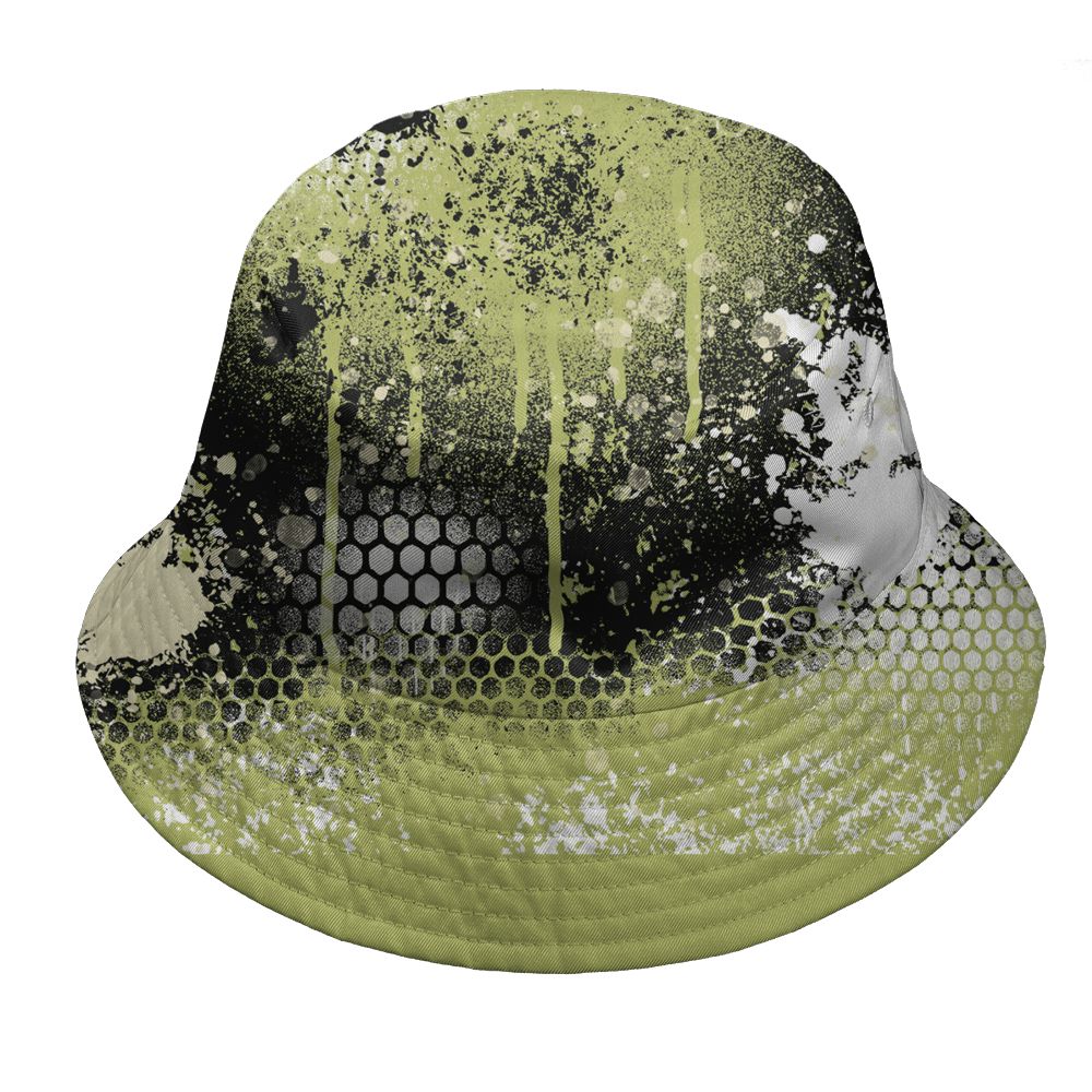 Luminous-Green-5s-NastyJamz-Bucket-Hat-Match-23-Painted-Graffiti