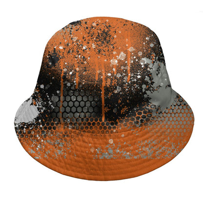 AM-95-OG-Bright-Mandarin-NastyJamz-Bucket-Hat-Match-23-Painted-Graffiti