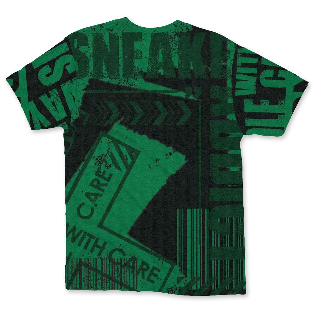 Spizike-Pine-Green-Black-Anthracite-NastyJamz-T-Shirt-Match-Sneaker-Addict-All-Over-Print-Warning