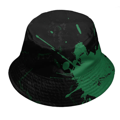 Spizike-Pine-Green-Black-Anthracite-NastyJamz-Bucket-Hat-Match-Hustle-Move-In-Silence-3D-All-Over-Print