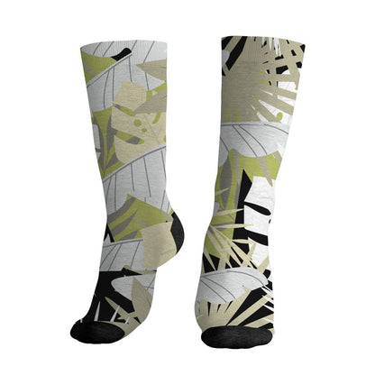Luminous-Green-5s-NastyJamz-Socks-Match-Custom-23-Leopard-All-Over-Print