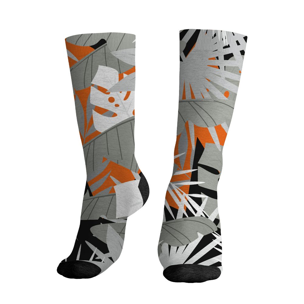 AM-95-OG-Bright-Mandarin-NastyJamz-Socks-Match-Custom-23-Leopard-All-Over-Print