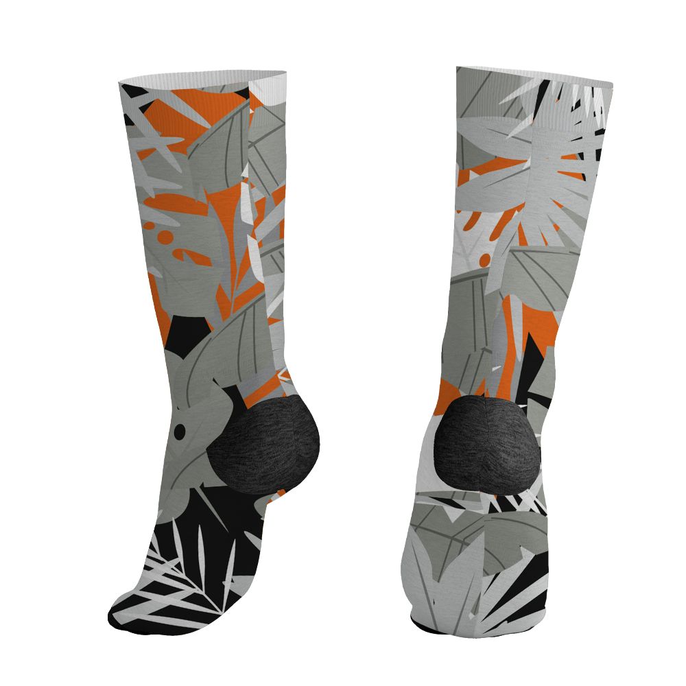 AM-95-OG-Bright-Mandarin-NastyJamz-Socks-Match-Custom-23-Leopard-All-Over-Print