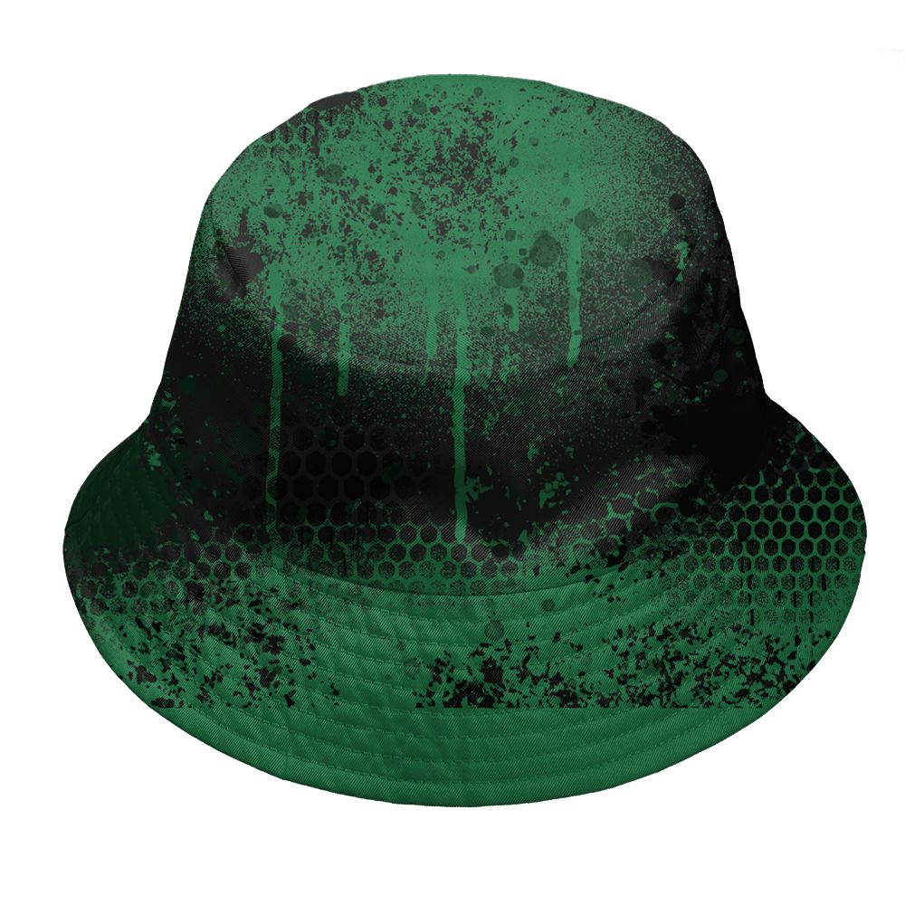 Spizike-Pine-Green-Black-Anthracite-NastyJamz-Bucket-Hat-Match-23-Painted-Graffiti
