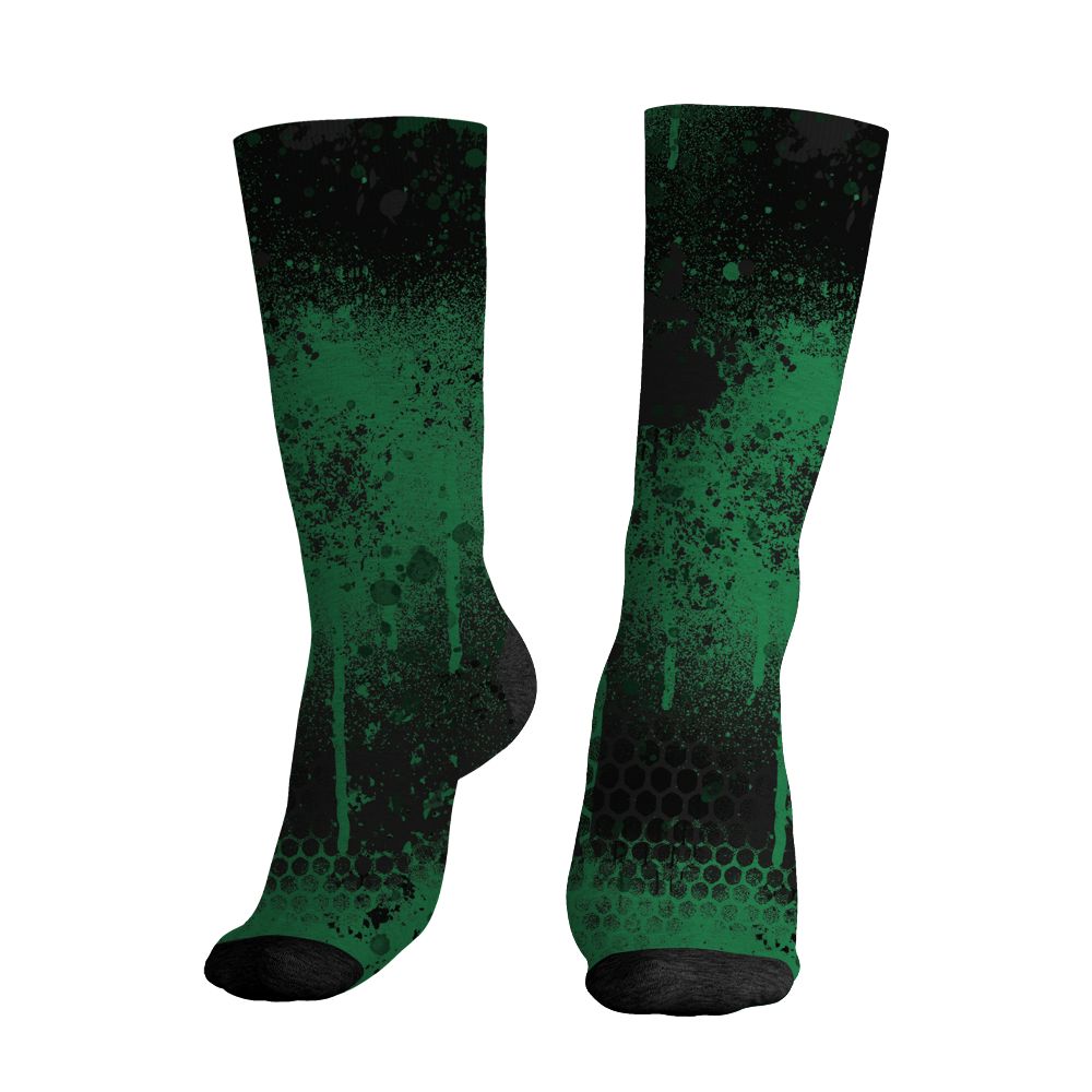 Spizike-Pine-Green-Black-Anthracite-NastyJamz-Socks-Match-23-Painted-Graffiti