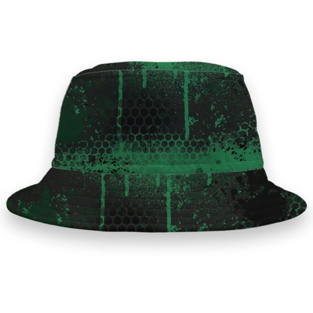 Spizike-Pine-Green-Black-Anthracite-NastyJamz-Bucket-Hat-Match-23-Painted-Graffiti