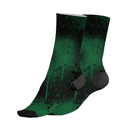Spizike-Pine-Green-Black-Anthracite-NastyJamz-Socks-Match-23-Painted-Graffiti