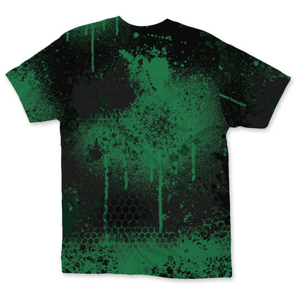 Spizike-Pine-Green-Black-Anthracite-NastyJamz-T-Shirt-Match-23-Painted-Graffiti