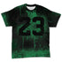 Spizike-Pine-Green-Black-Anthracite-NastyJamz-T-Shirt-Match-23-Painted-Graffiti