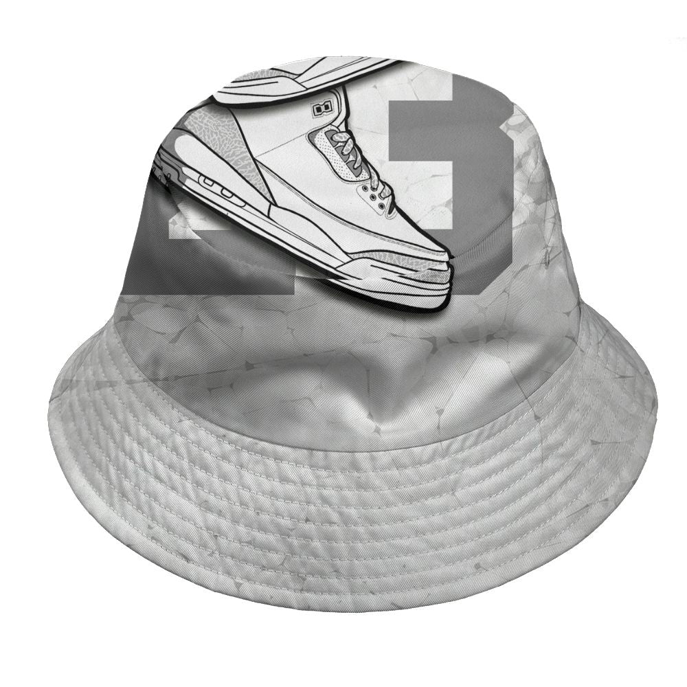 Pure-Money-3s-NastyJamz-Bucket-Hat-Match-23-Sneaker-3D-All-Over-Print