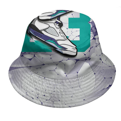 Grape-5s-NastyJamz-Bucket-Hat-Match-23-Sneaker-3D-All-Over-Print