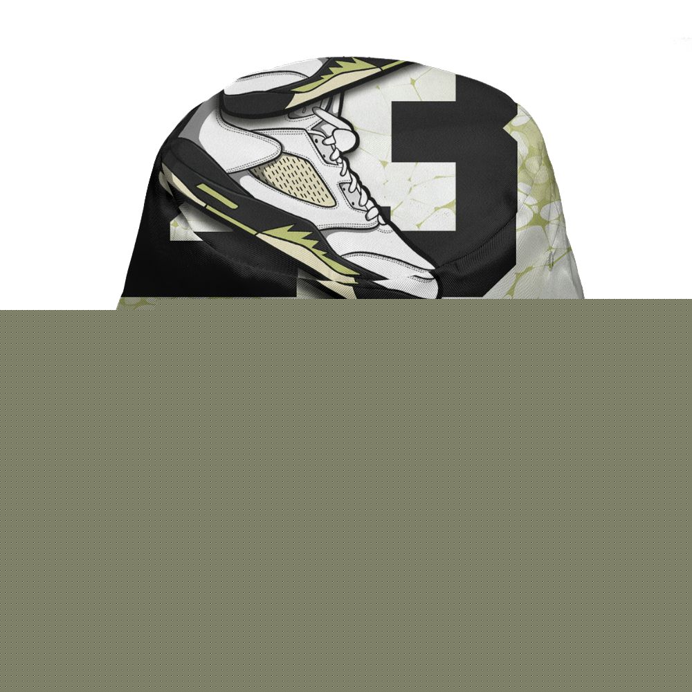 Luminous-Green-5s-NastyJamz-Bucket-Hat-Match-23-Sneaker-3D-All-Over-Print