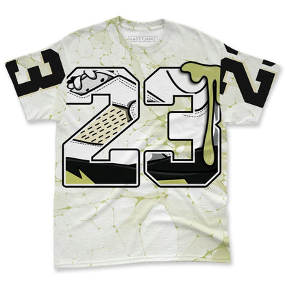 Luminous-Green-5s-NastyJamz-T-Shirt-Match-23-Sneaker-All-Over-Print