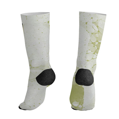 Luminous-Green-5s-NastyJamz-Socks-Match-23-Sneaker-All-Over-Print