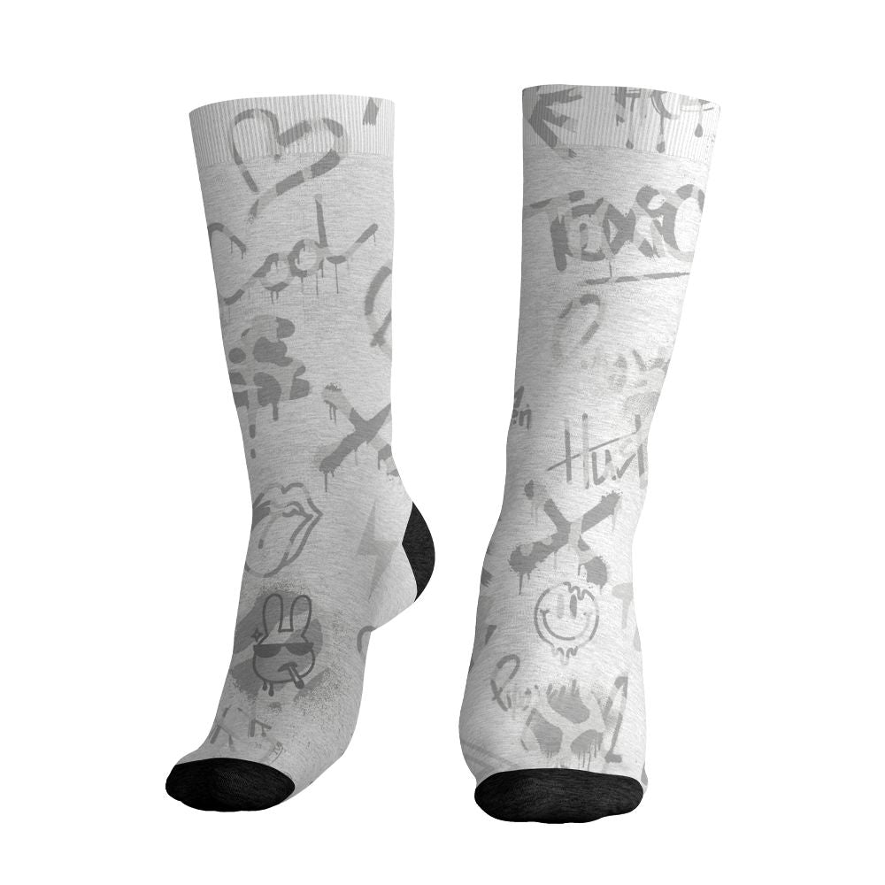Pure-Money-3s-NastyJamz-Socks-Match-Graffiti-King-All-Over-Print-Doodle-Style