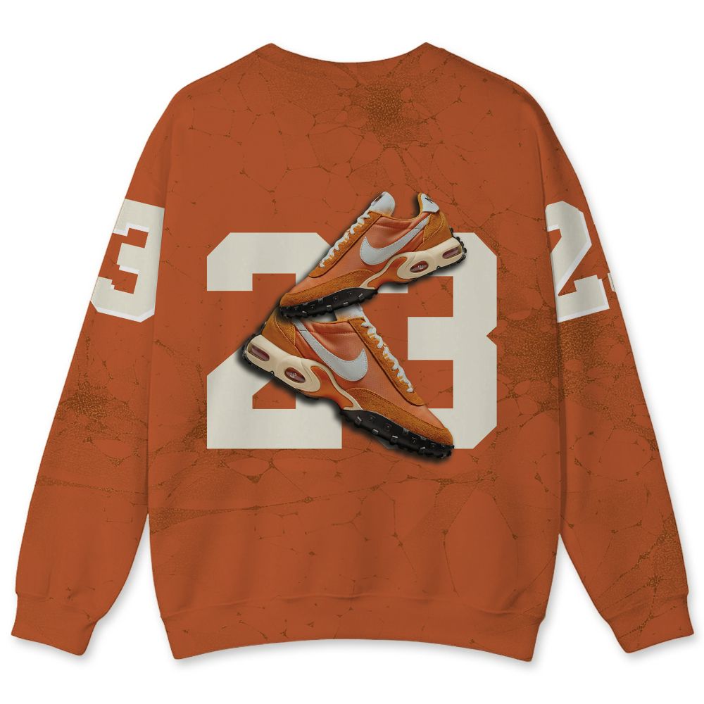 AM-Waffle-Racer-Orange-NastyJamz-Sweatshirt-Match-23-Sneaker-All-Over-Print