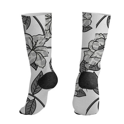 Pure-Money-3s-NastyJamz-Socks-Match-23-Floral-All-Over-Print-Flower