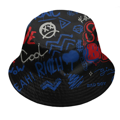 Rare-Air-4s-NastyJamz-Bucket-Hat-Match-Graffiti-King-3D-All-Over-Print-Doodle-Style