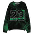Spizike-Pine-Green-Black-Anthracite-NastyJamz-Sweatshirt-Match-23-Sneaker-All-Over-Print