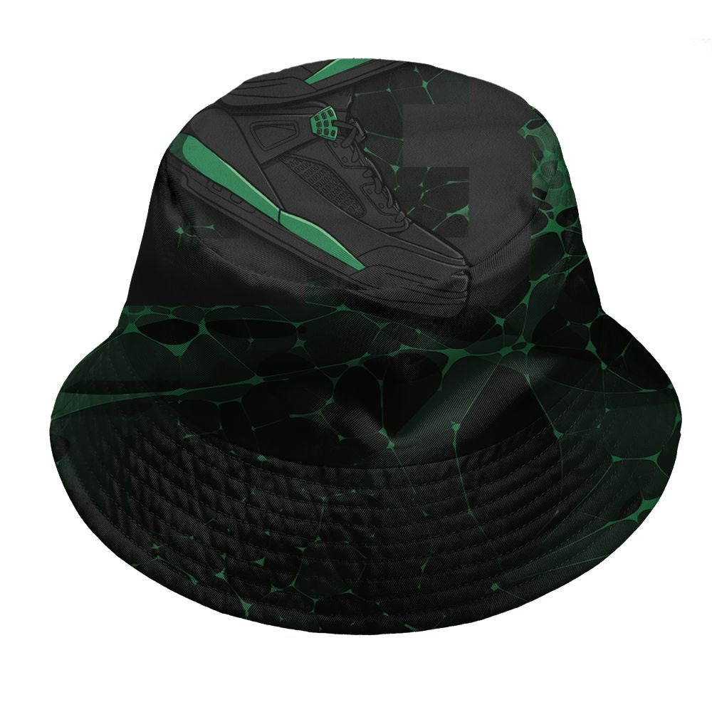 Spizike-Pine-Green-Black-Anthracite-NastyJamz-Bucket-Hat-Match-23-Sneaker-3D-All-Over-Print