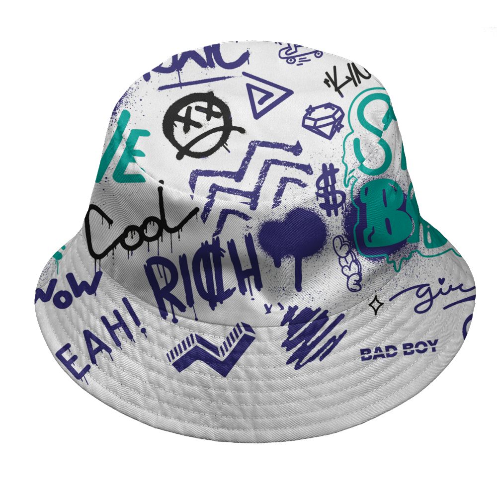 Grape-5s-NastyJamz-Bucket-Hat-Match-Graffiti-King-3D-All-Over-Print-Doodle-Style