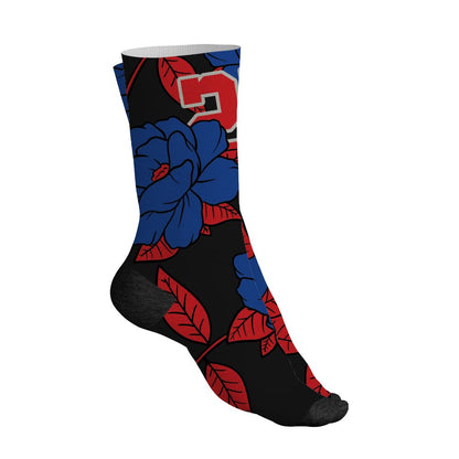 Rare-Air-4s-NastyJamz-Socks-Match-23-Floral-All-Over-Print-Flower