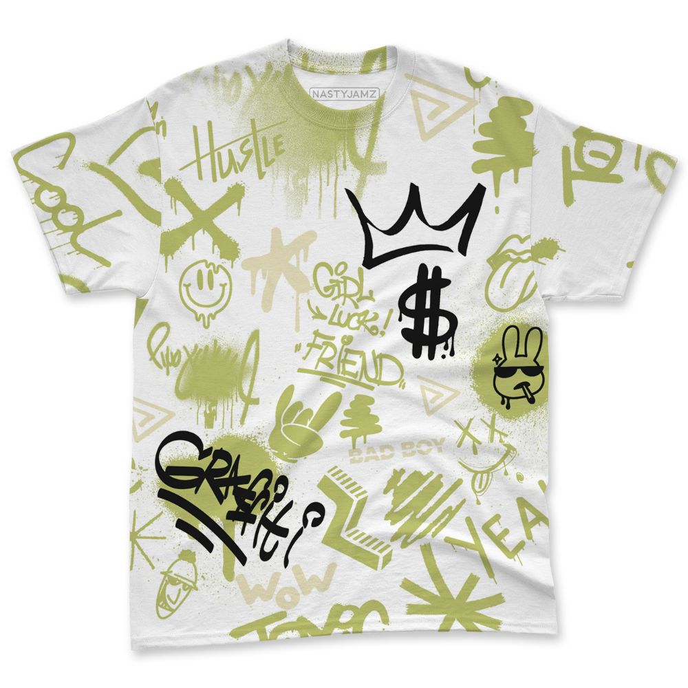 Luminous-Green-5s-NastyJamz-T-Shirt-Match-Graffiti-King-All-Over-Print-Doodle-Style