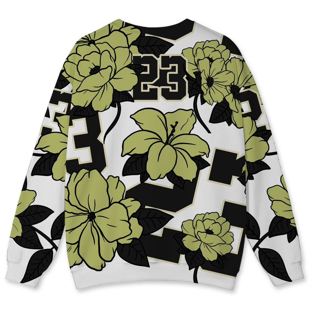 Luminous-Green-5s-NastyJamz-Sweatshirt-Match-23-Floral-All-Over-Print-Flower