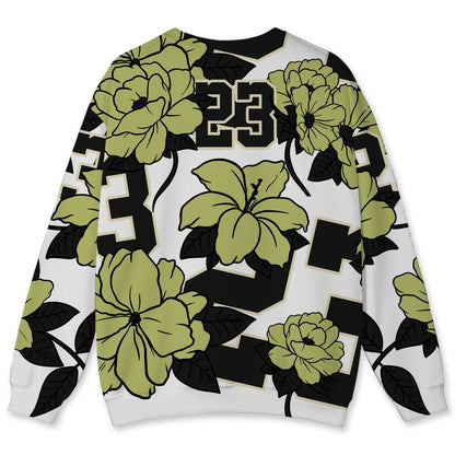 Luminous-Green-5s-NastyJamz-Sweatshirt-Match-23-Floral-All-Over-Print-Flower