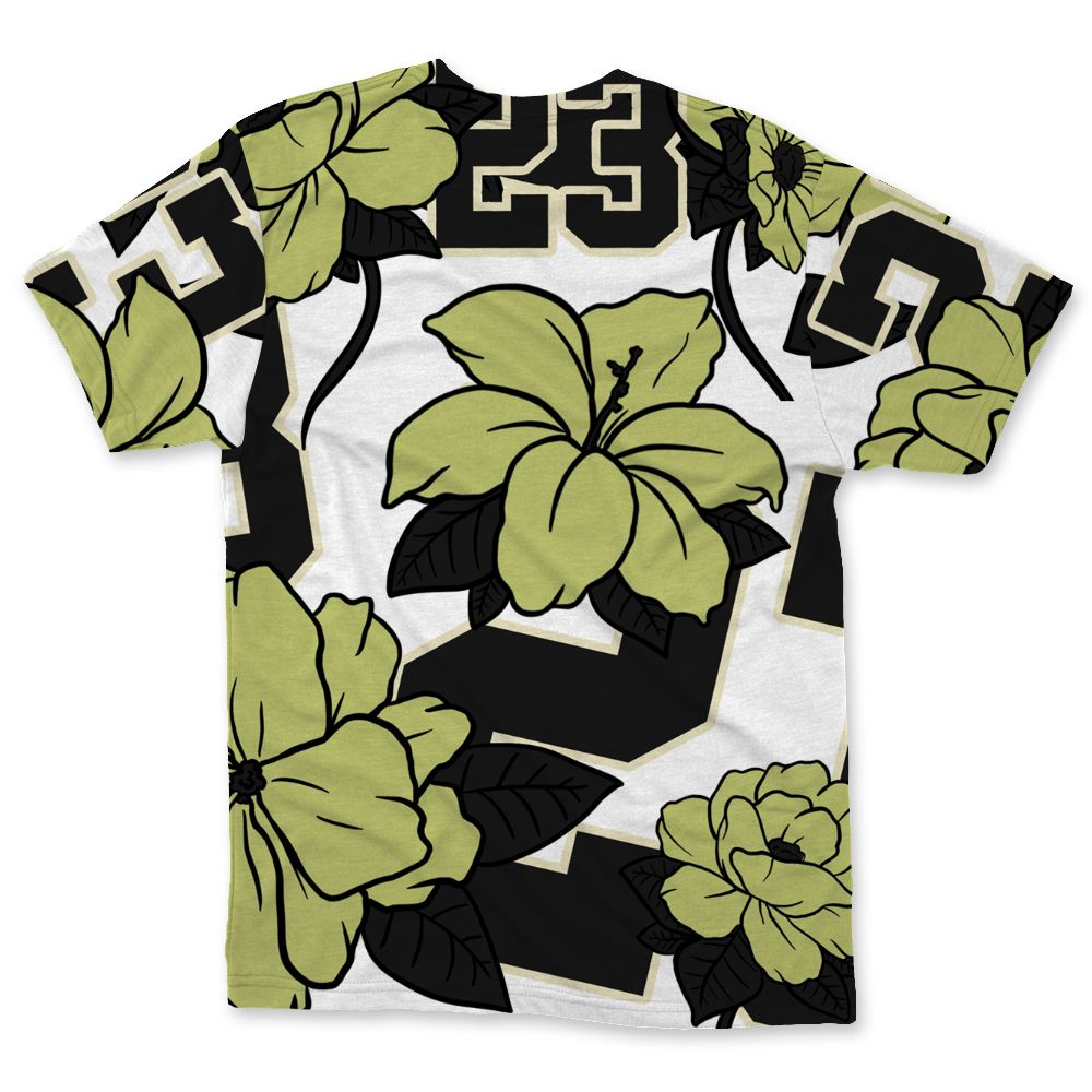 Luminous-Green-5s-NastyJamz-T-Shirt-Match-23-Floral-All-Over-Print-Flower