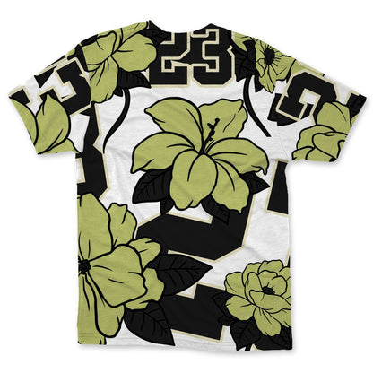 Luminous-Green-5s-NastyJamz-T-Shirt-Match-23-Floral-All-Over-Print-Flower