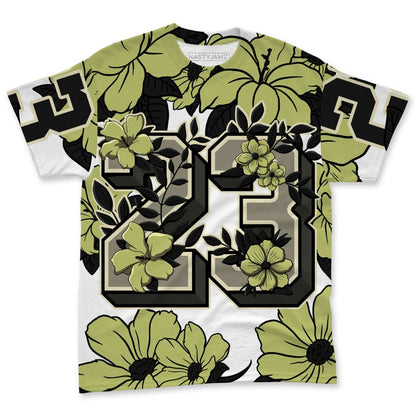 Luminous-Green-5s-NastyJamz-T-Shirt-Match-23-Floral-All-Over-Print-Flower
