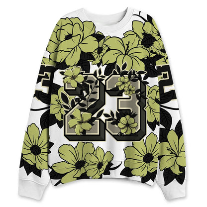 Luminous-Green-5s-NastyJamz-Sweatshirt-Match-23-Floral-All-Over-Print-Flower