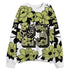 Luminous-Green-5s-NastyJamz-Sweatshirt-Match-23-Floral-All-Over-Print-Flower