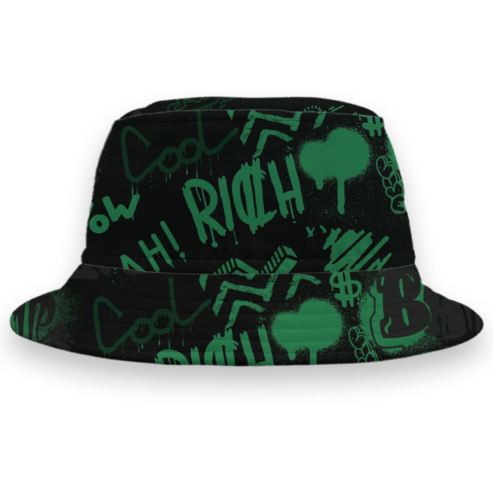 Spizike-Pine-Green-Black-Anthracite-NastyJamz-Bucket-Hat-Match-Graffiti-King-3D-All-Over-Print-Doodle-Style