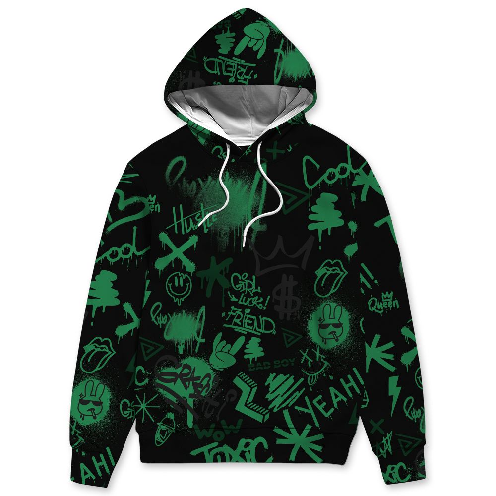 Spizike-Pine-Green-Black-Anthracite-NastyJamz-Hoodie-Match-Graffiti-King-All-Over-Print-Doodle-Style
