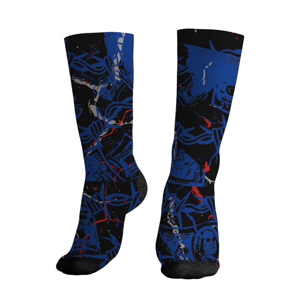 Rare-Air-4s-NastyJamz-Socks-Match-Tough-People-Never-Fall-All-Over-Print