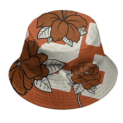 AM-Waffle-Racer-Orange-NastyJamz-Bucket-Hat-Match-23-Floral-3D-All-Over-Print-Flower