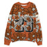 AM-Waffle-Racer-Orange-NastyJamz-Sweatshirt-Match-23-Floral-All-Over-Print-Flower