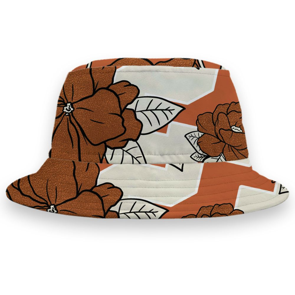 AM-Waffle-Racer-Orange-NastyJamz-Bucket-Hat-Match-23-Floral-3D-All-Over-Print-Flower