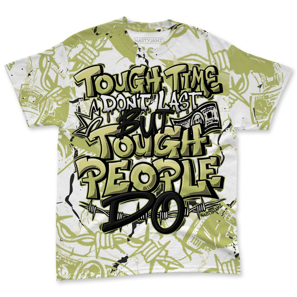 Luminous-Green-5s-NastyJamz-T-Shirt-Match-Tough-People-Never-Fall-All-Over-Print