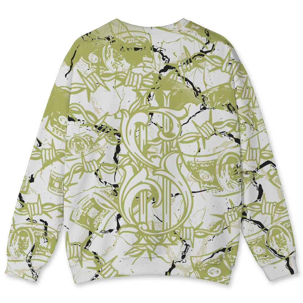 Luminous-Green-5s-NastyJamz-Sweatshirt-Match-Tough-People-Never-Fall-All-Over-Print