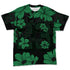 Spizike-Pine-Green-Black-Anthracite-NastyJamz-T-Shirt-Match-23-Floral-All-Over-Print-Flower